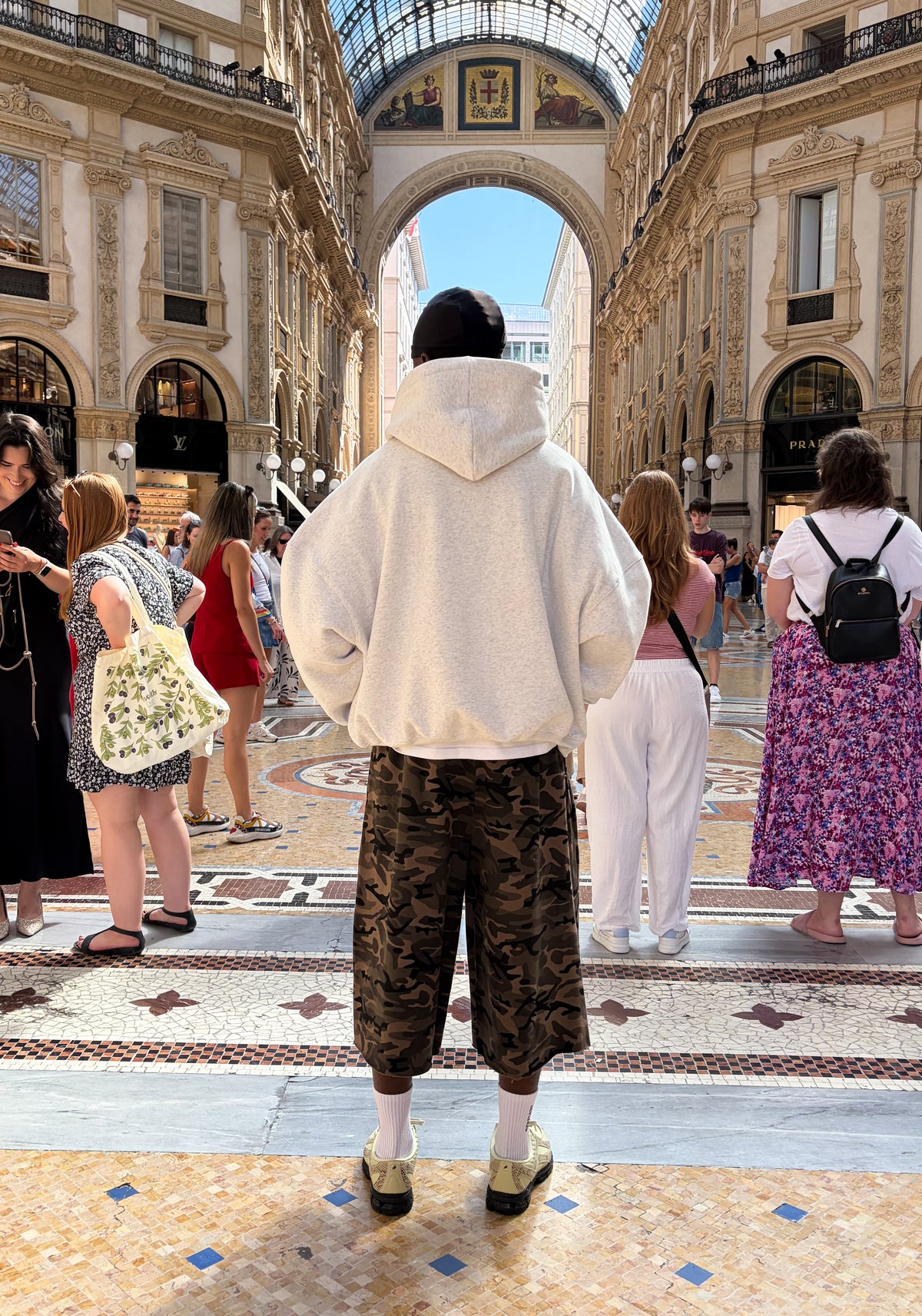 SST CAMO SWEAT SHORTS