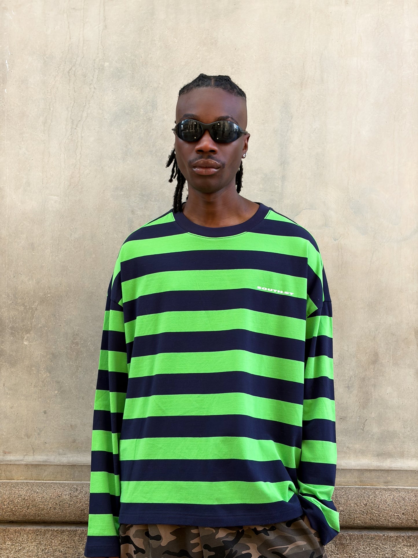 RUGBY LONG SLEEVE - Green / navy