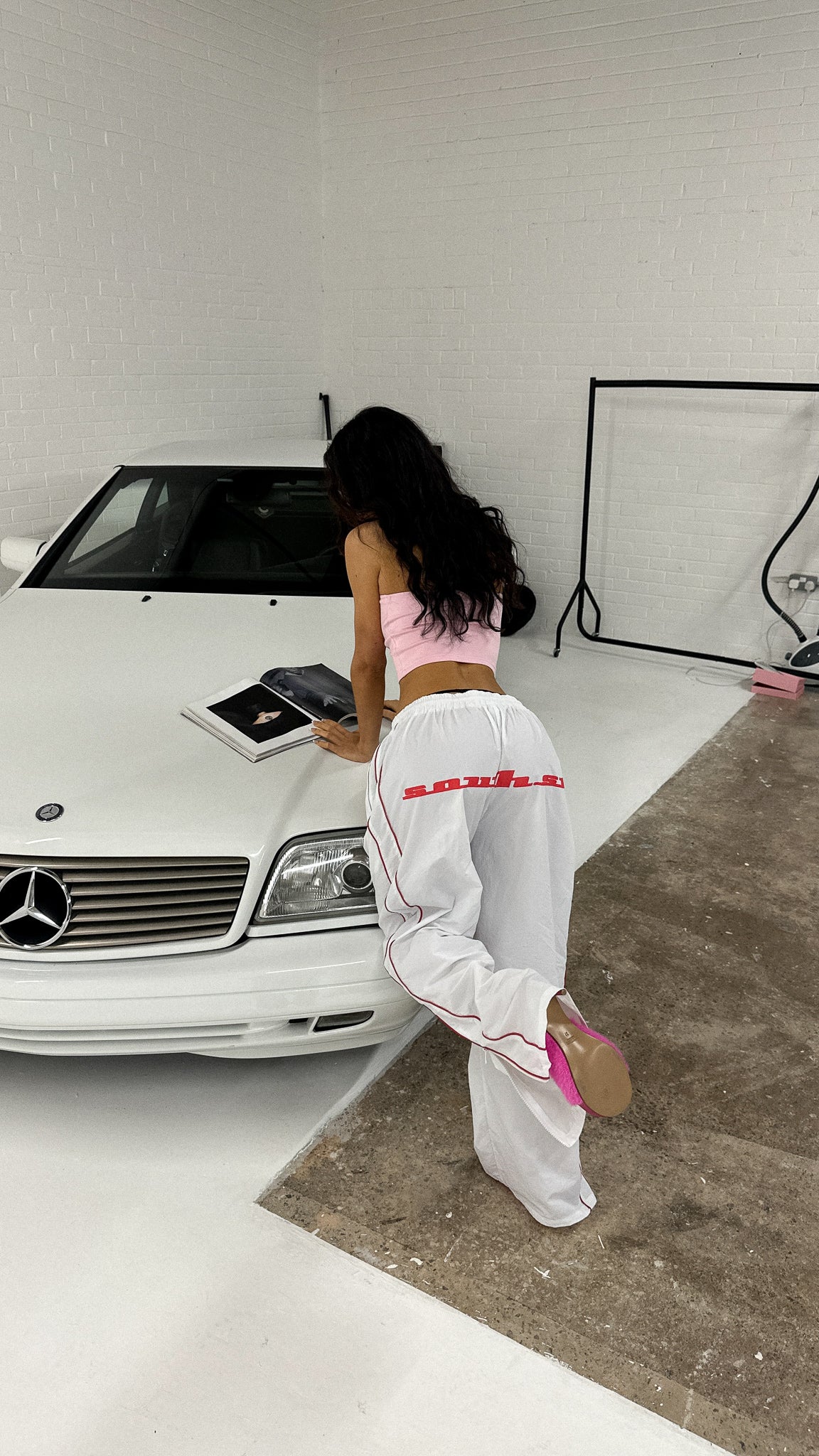 RACER PANTS - White