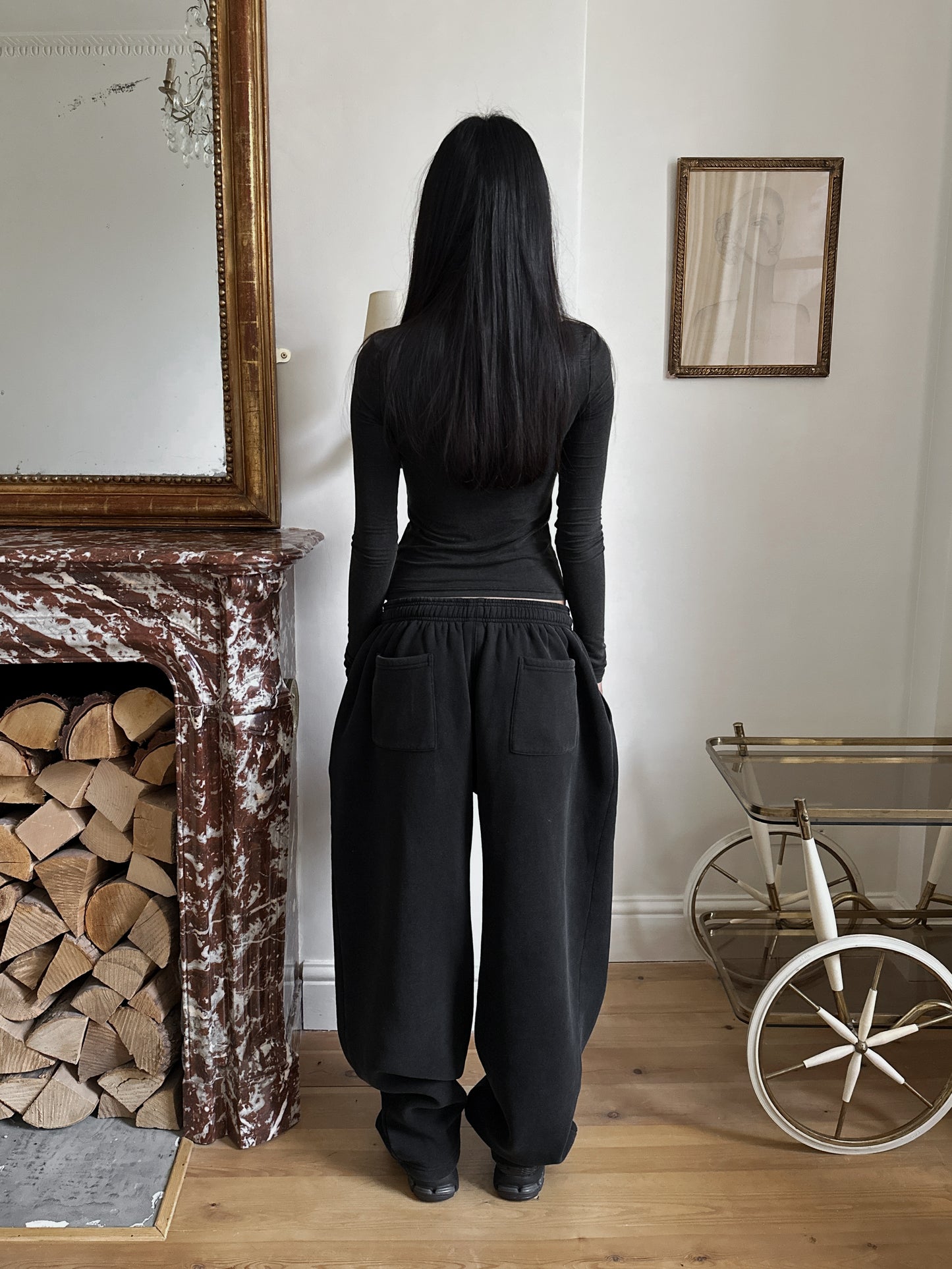 SST LONGSLEEVE TOP - Washed Black