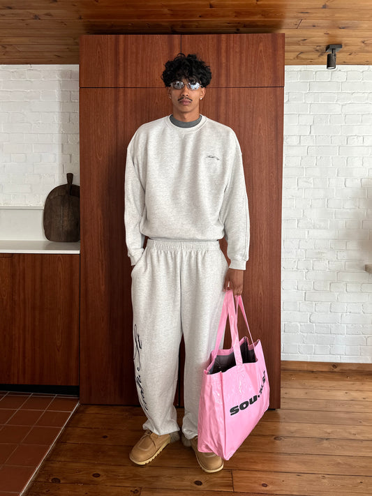 AW SIGNATURE CREWNECK - Marl Grey