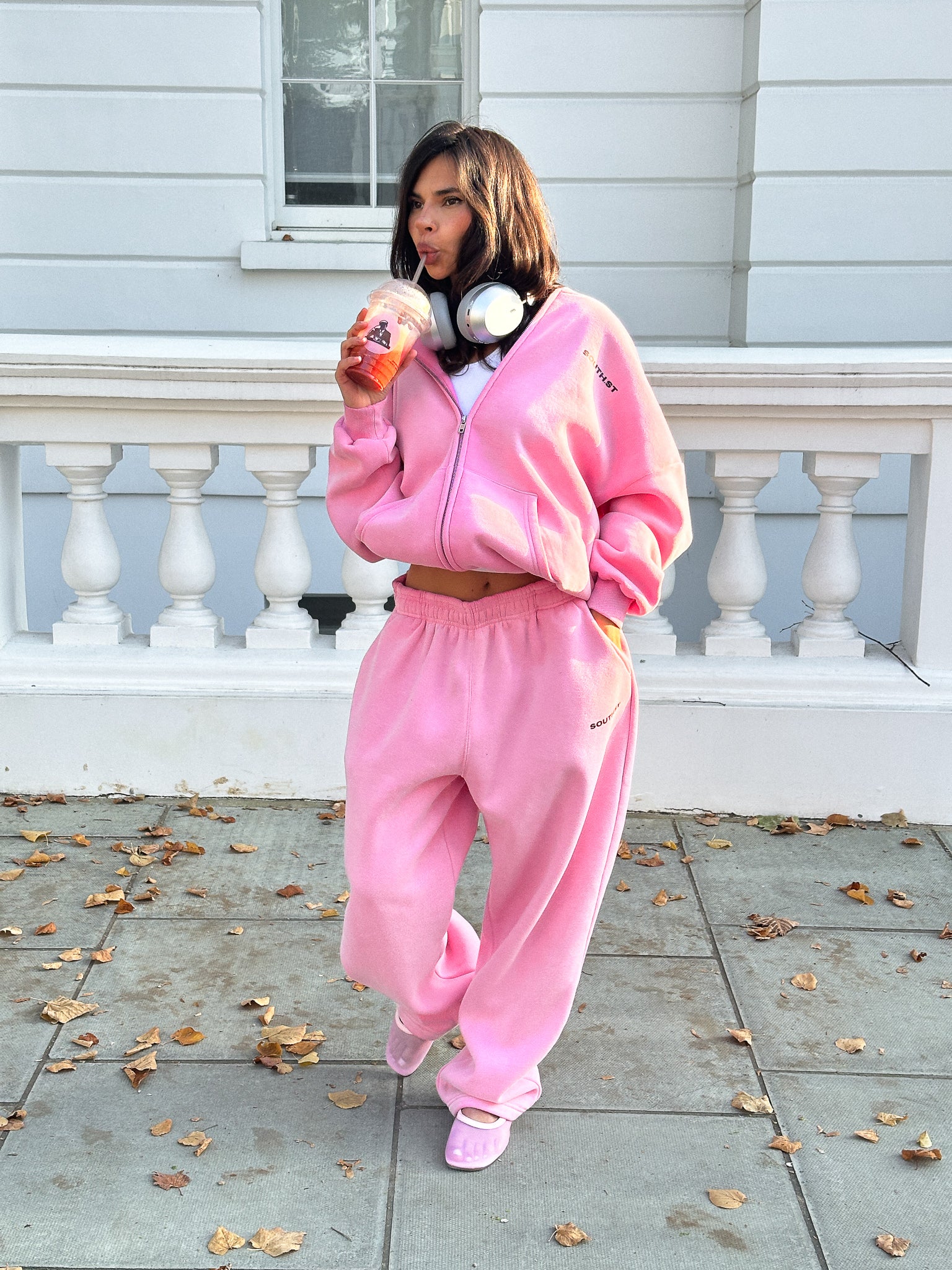 SIGNATURE SWEATPANTS - Pink – SOUTHST UK