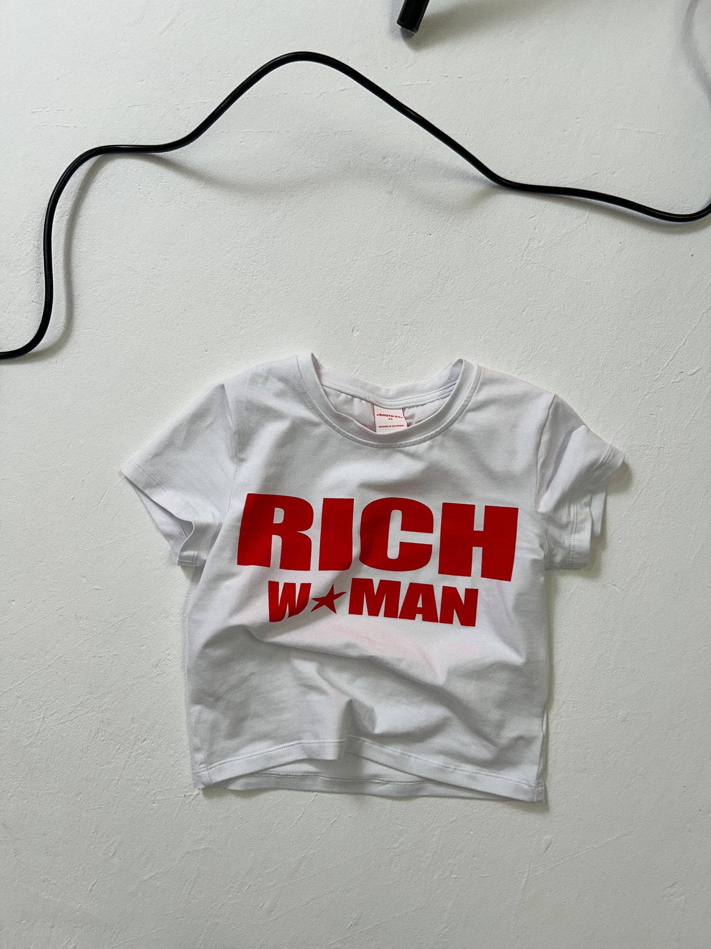 MONEY BABY TEE - White/Red