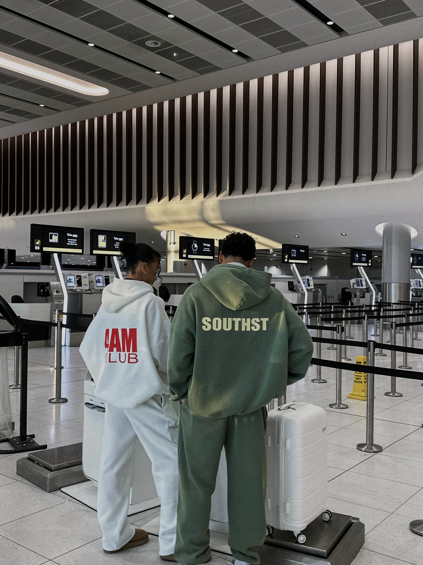 "4AM" STRAIGHT LEG SWEATPANTS - Off White