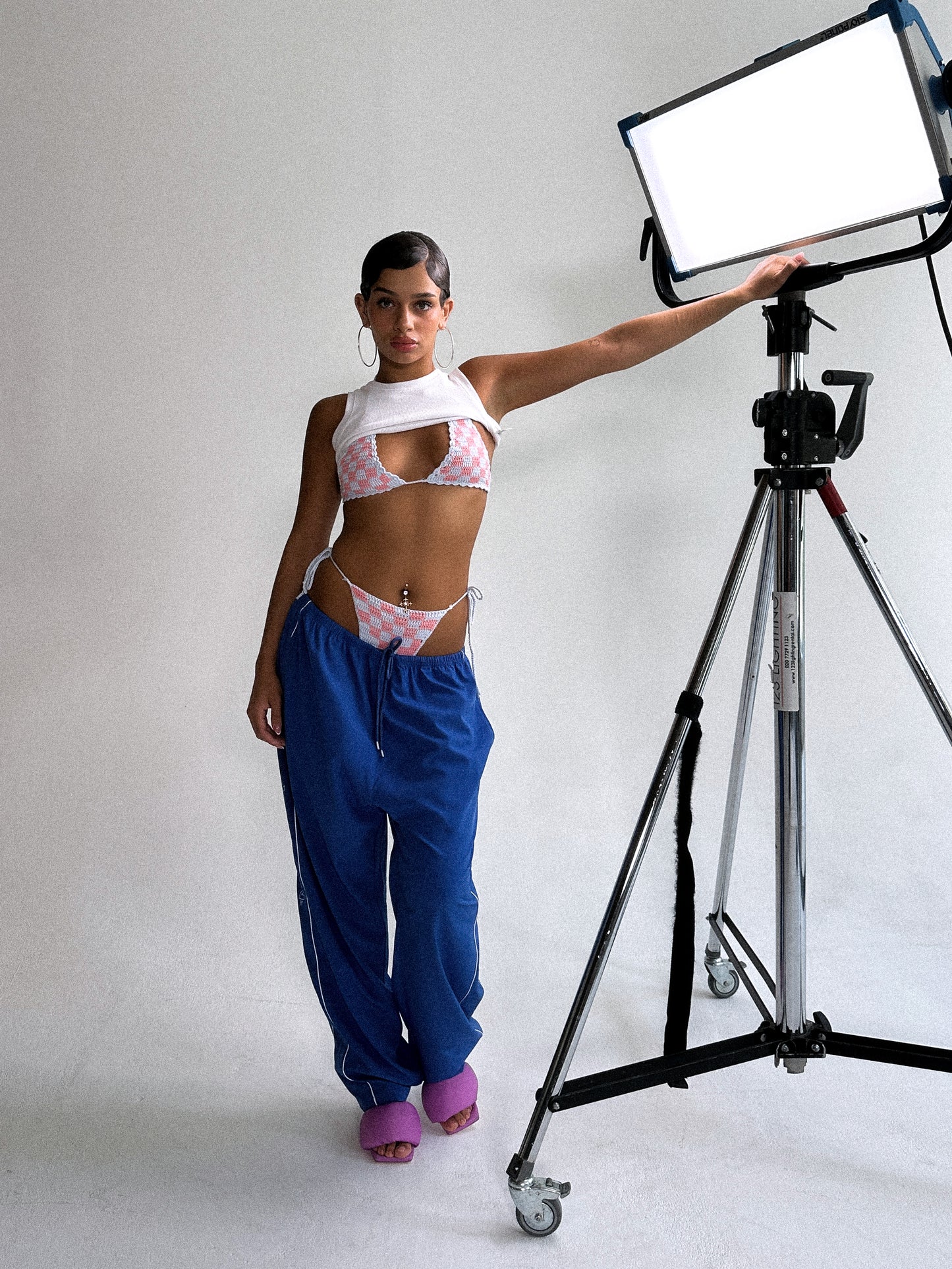 "FAME" CROCHET BIKINI BOTTOMS