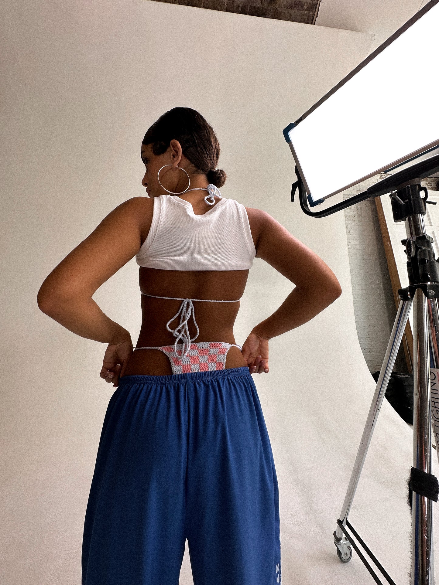 "FAME" CROCHET BIKINI BOTTOMS