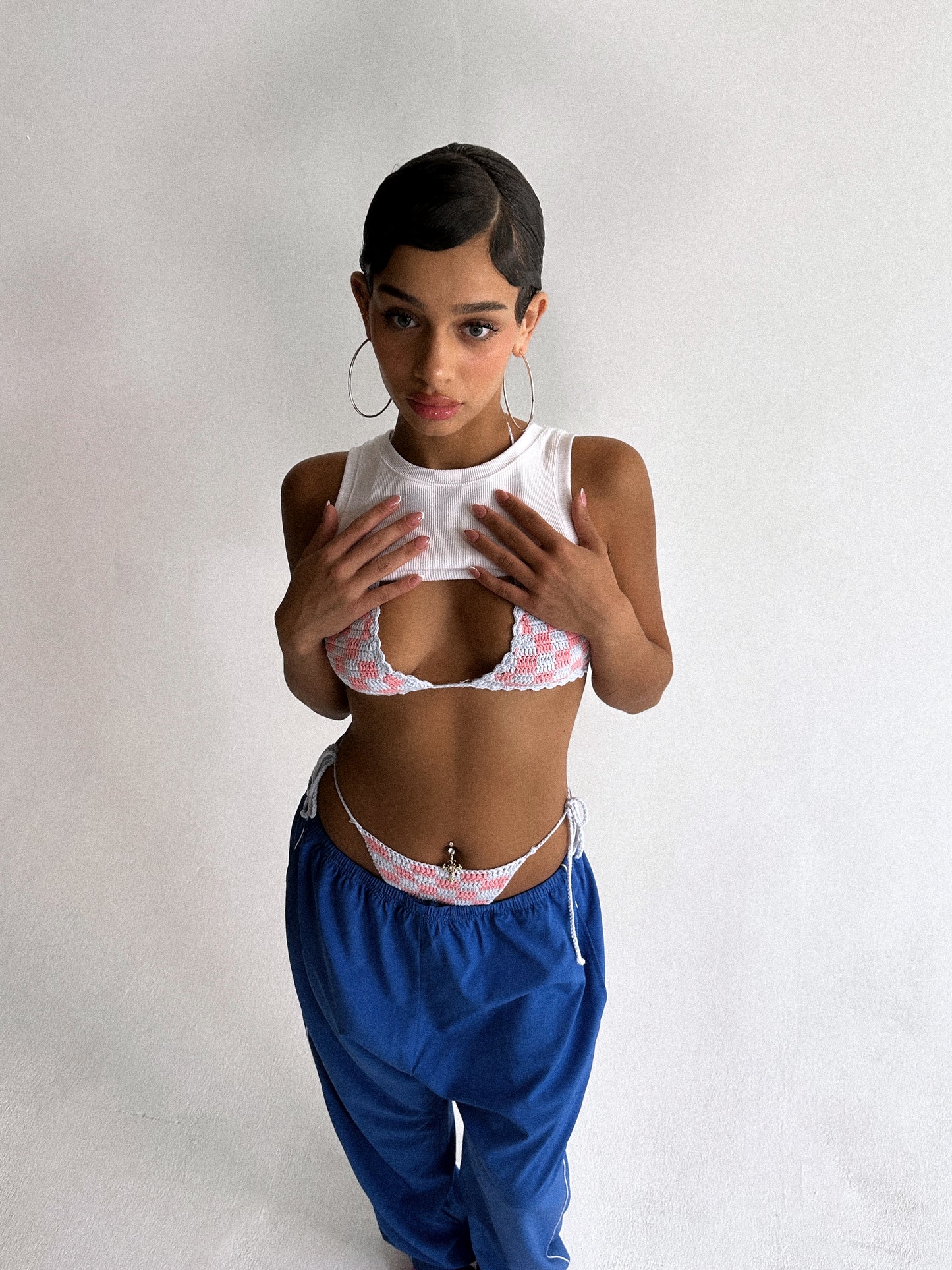 "FAME" CROCHET BIKINI BOTTOMS