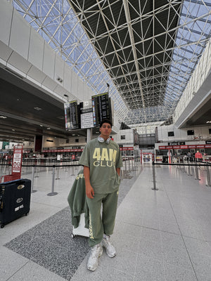 "4AM" SWEATPANTS - Washed Green
