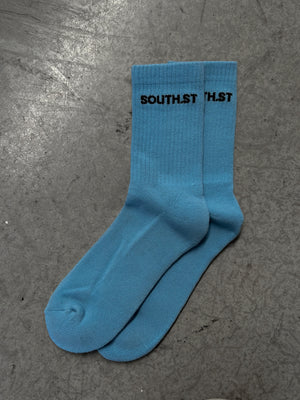 "CREW" SOCKS - Blue