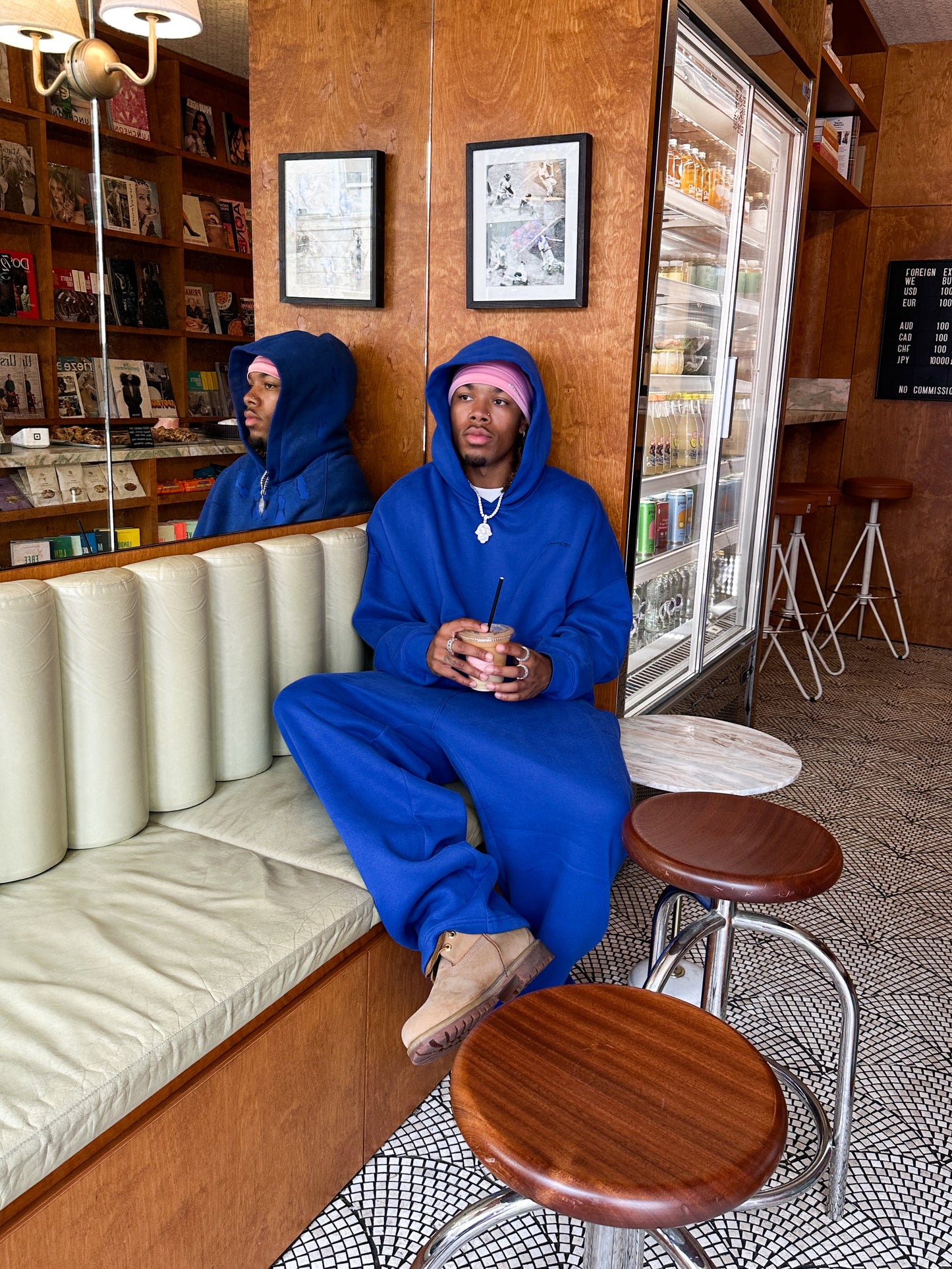 SIGNATURE SWEATPANTS - Blue
