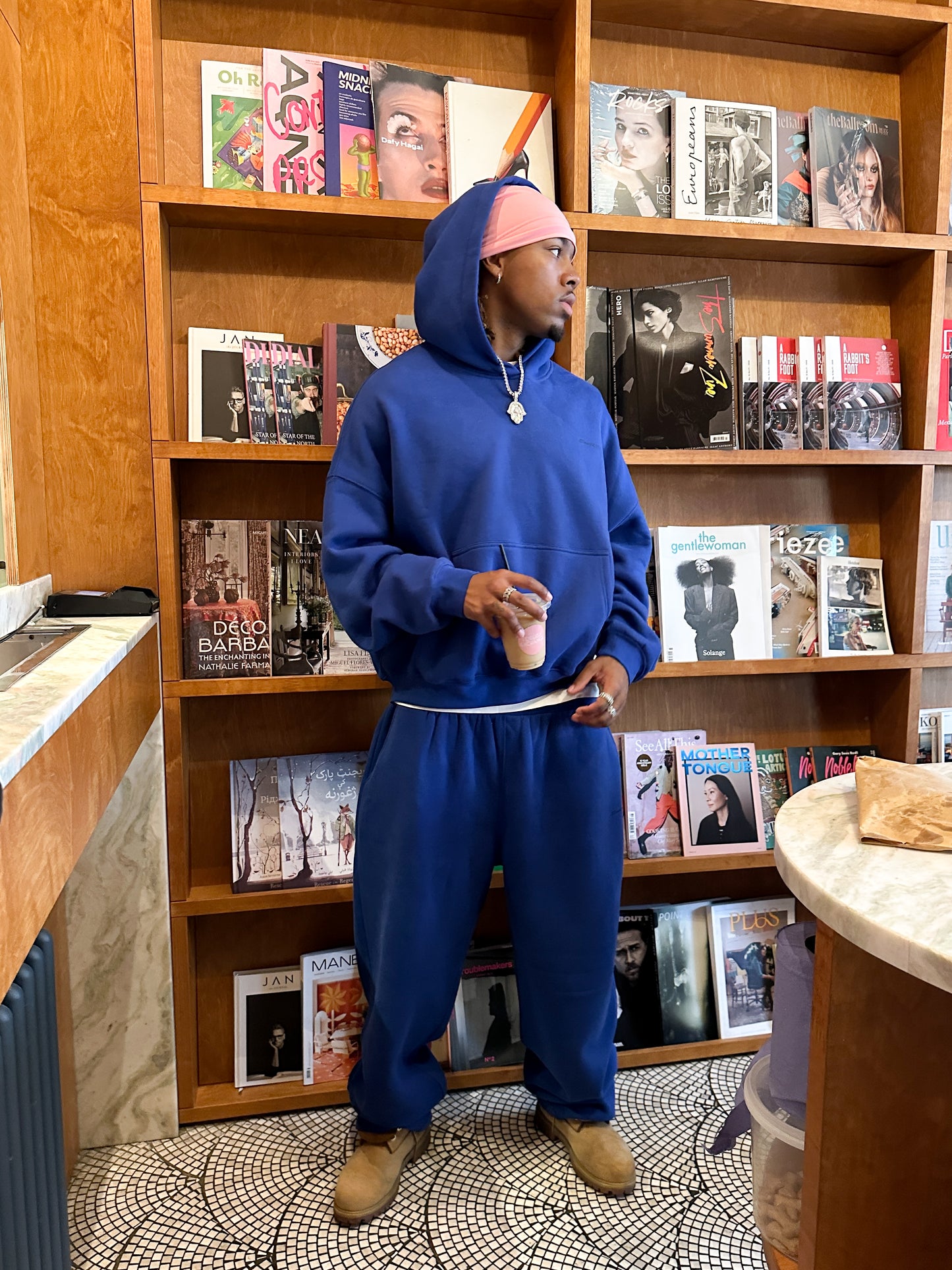 SIGNATURE SWEATPANTS - Blue