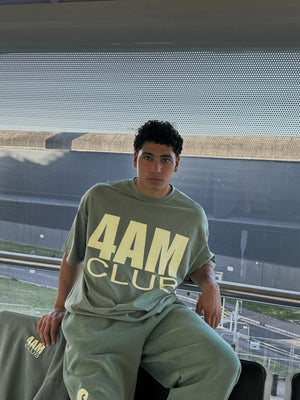 "4AM" TEE - Washed Green