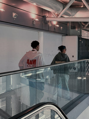 "4AM" ZIP HOODY - Off White