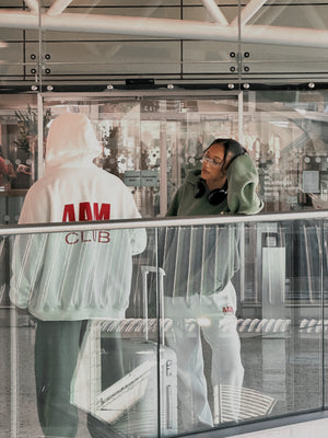 "4AM" ZIP HOODY - Off White