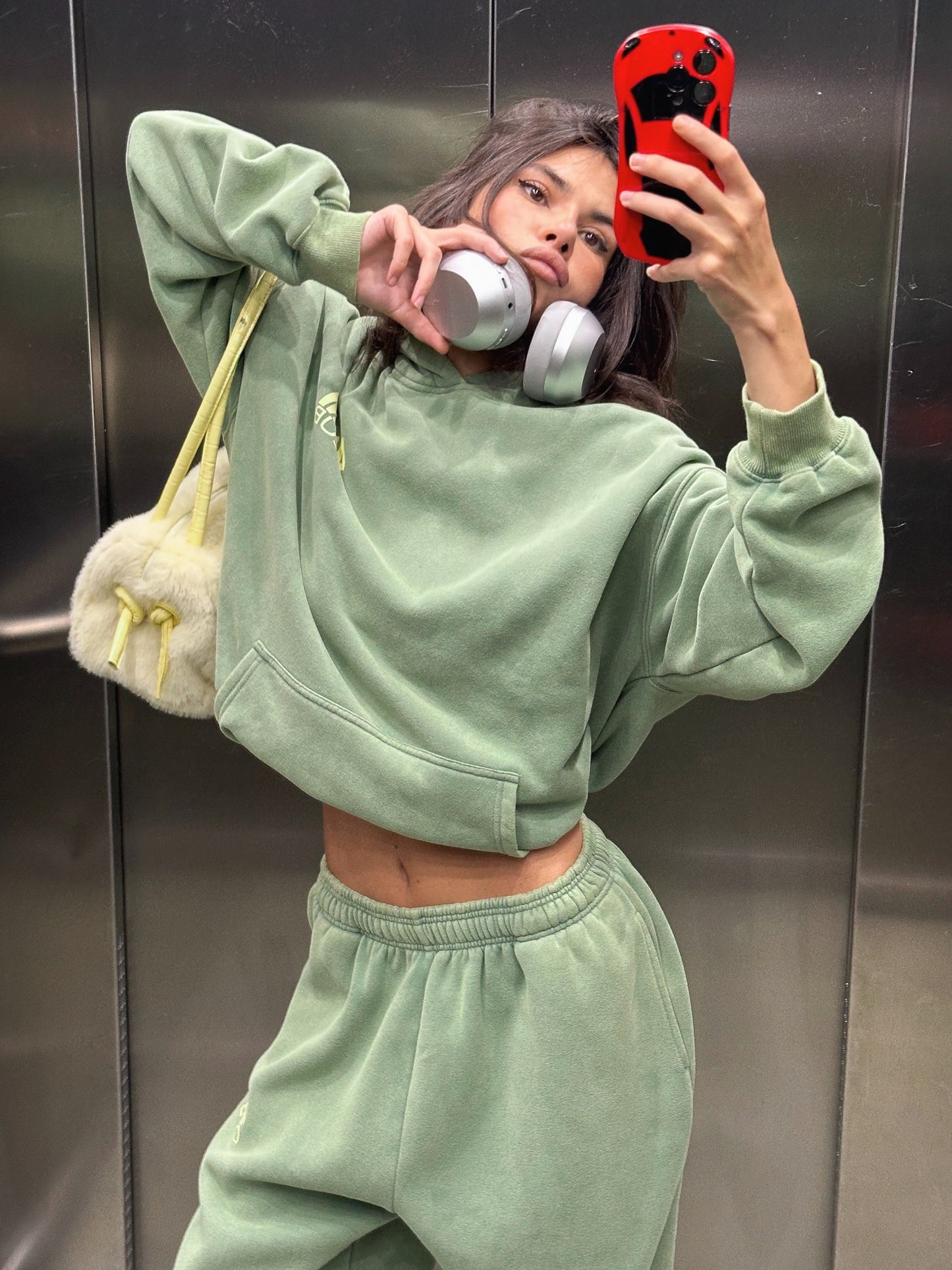 4AM SWEATPANTS - Washed Green