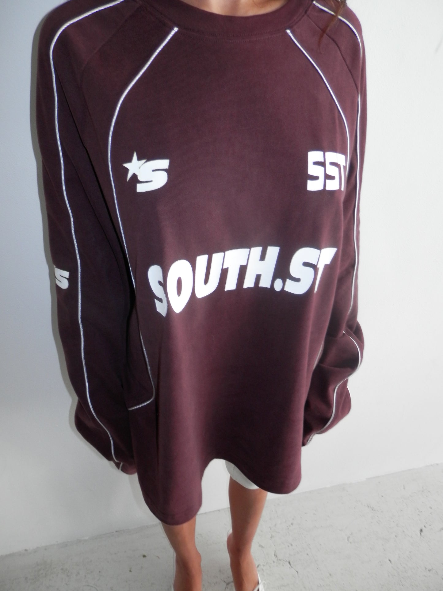 PLAYERS LONG SLEEVE - Burgundy / Brown