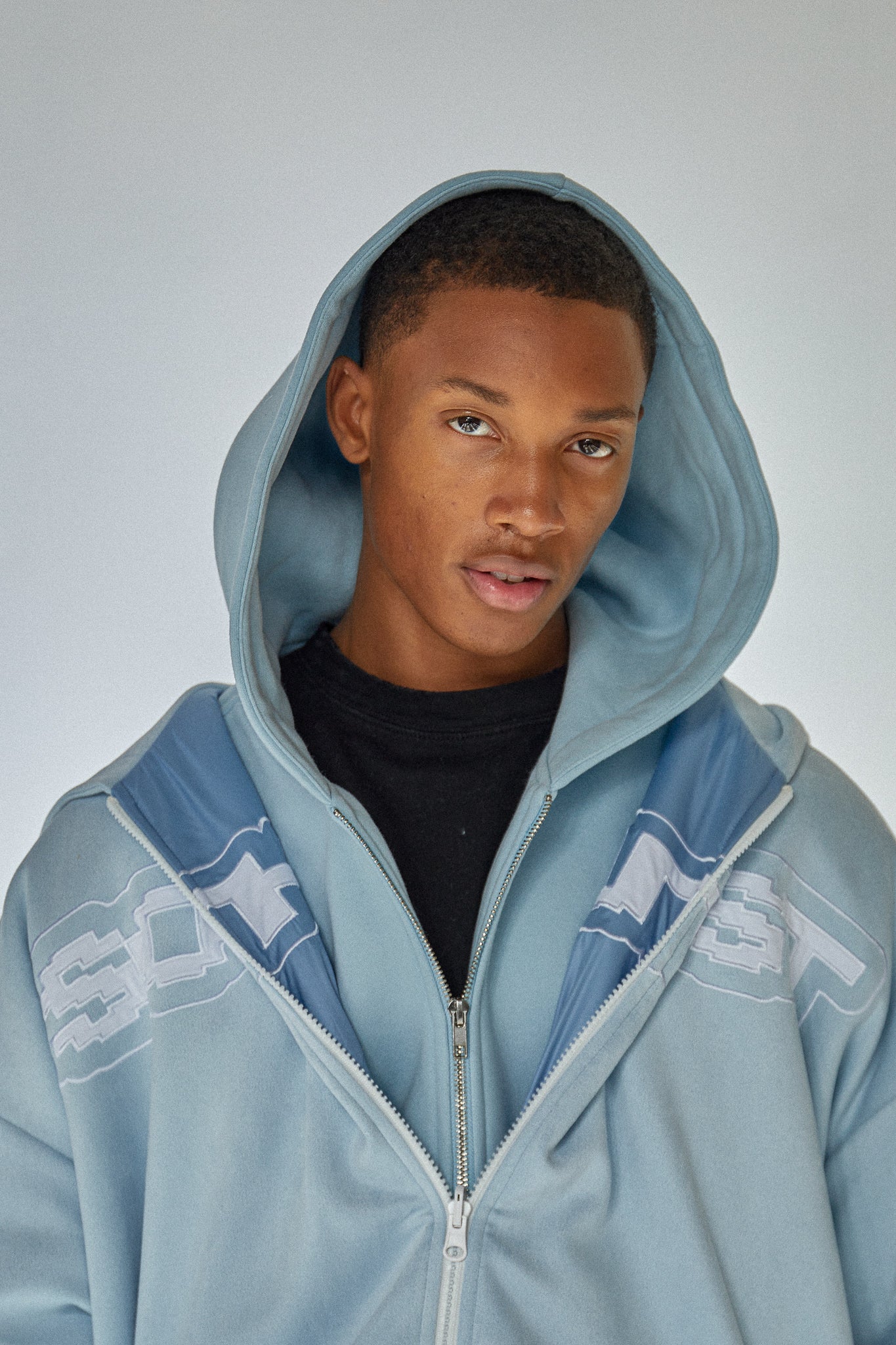 "COMPANY" REVERSIBLE JACKET - Blue