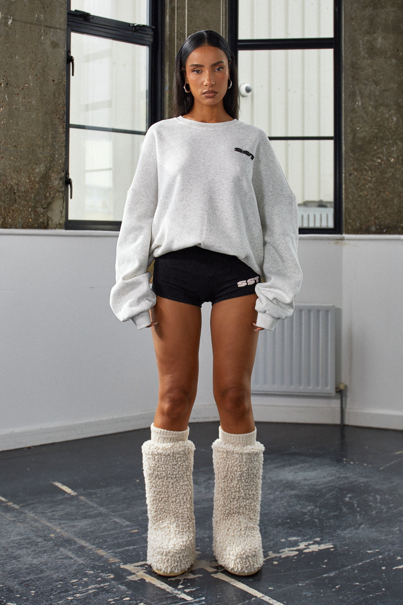 "SUNDAY" SWEATER - Marl Grey