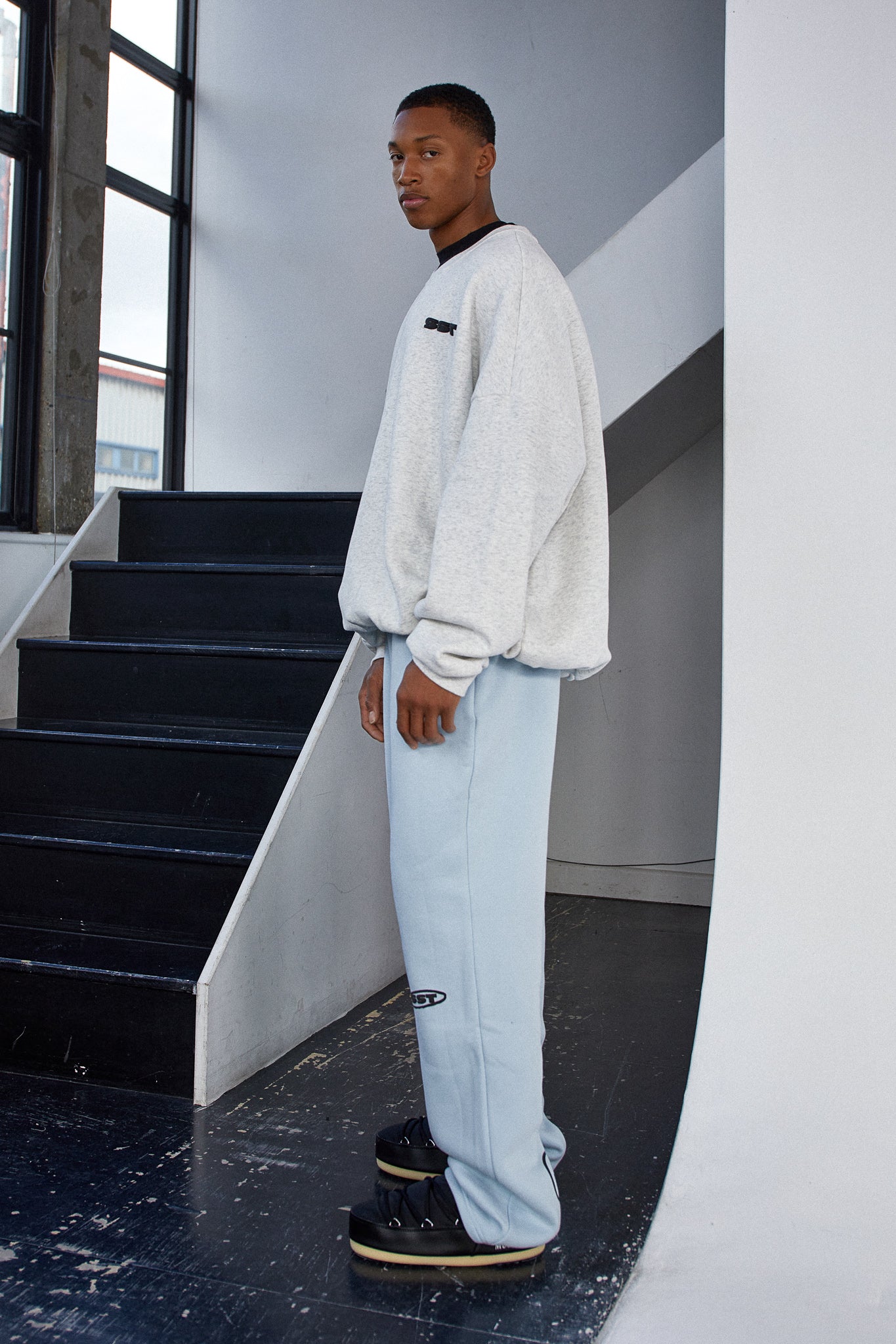 "SUNDAY" SWEATER - Marl Grey