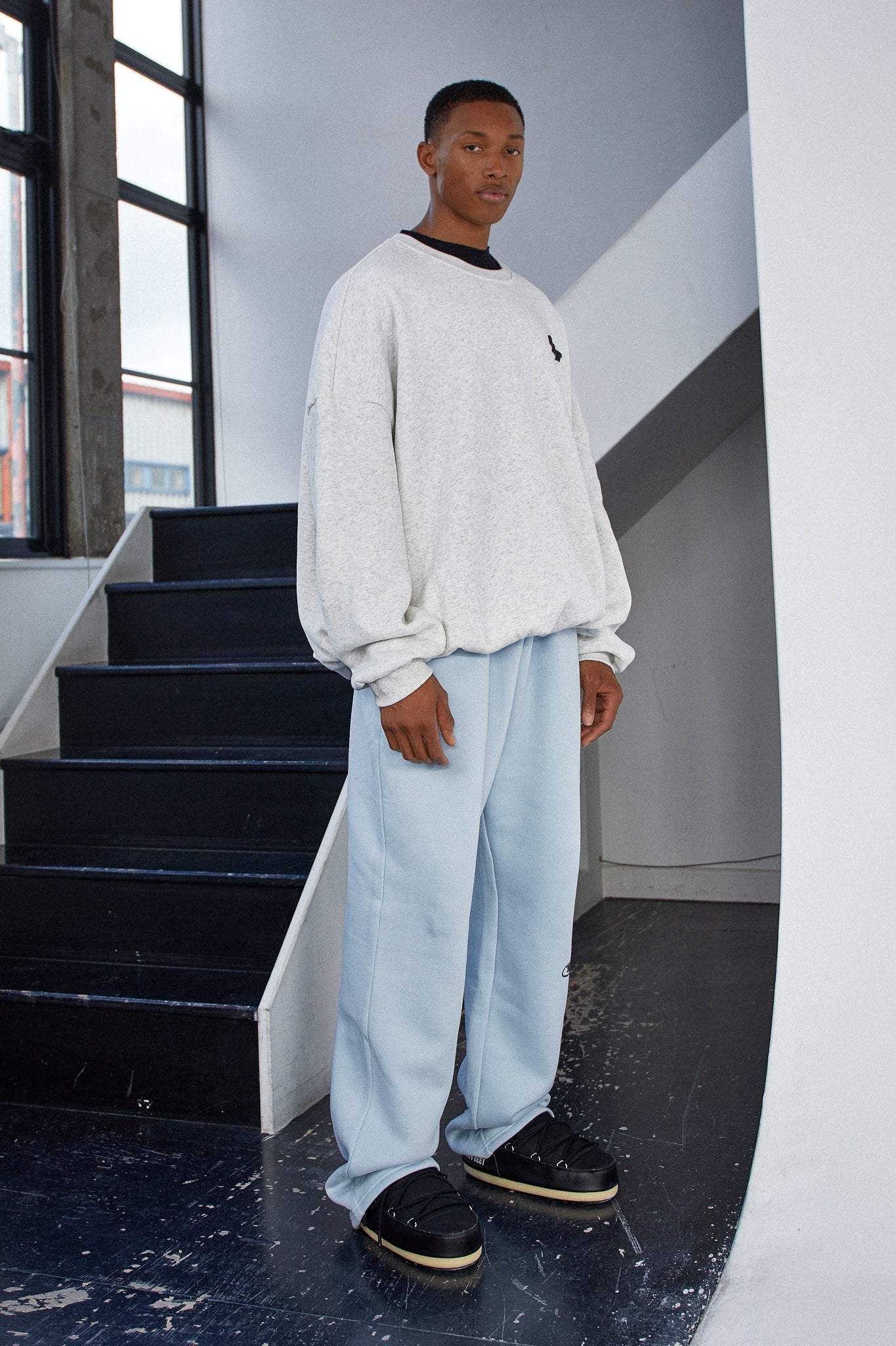 "SUNDAY" SWEATER - Marl Grey