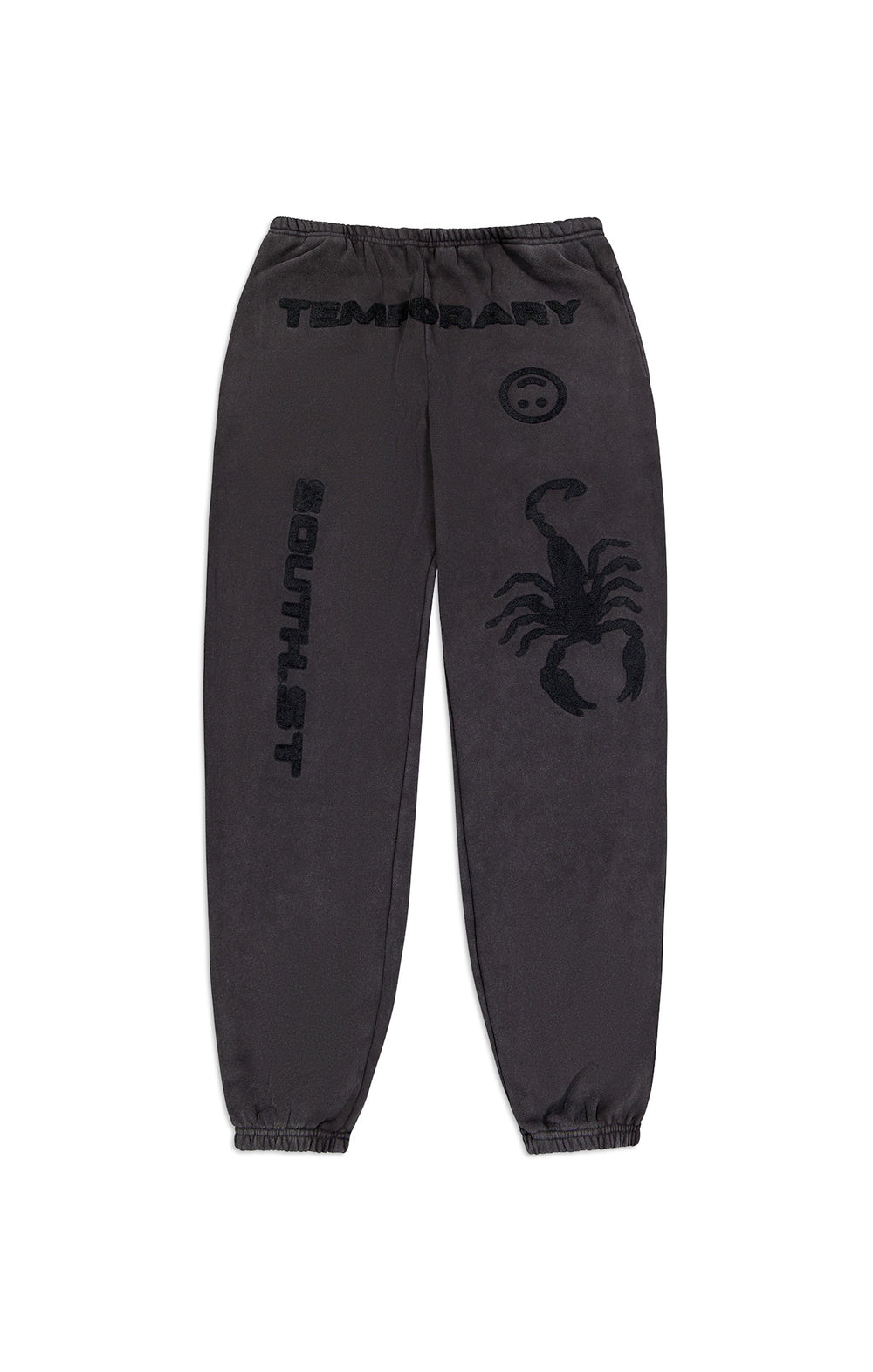 "STING" SWEATPANTS - Washed Black