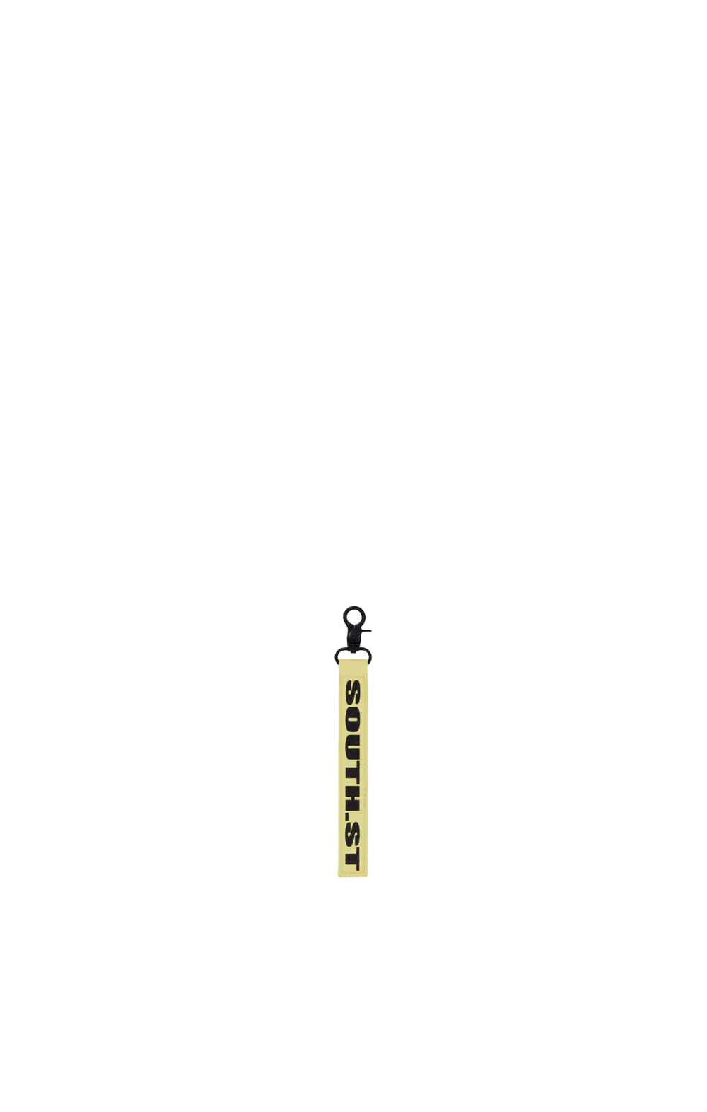 TOKYO FAUX LEATHER KEYRING - Yellow