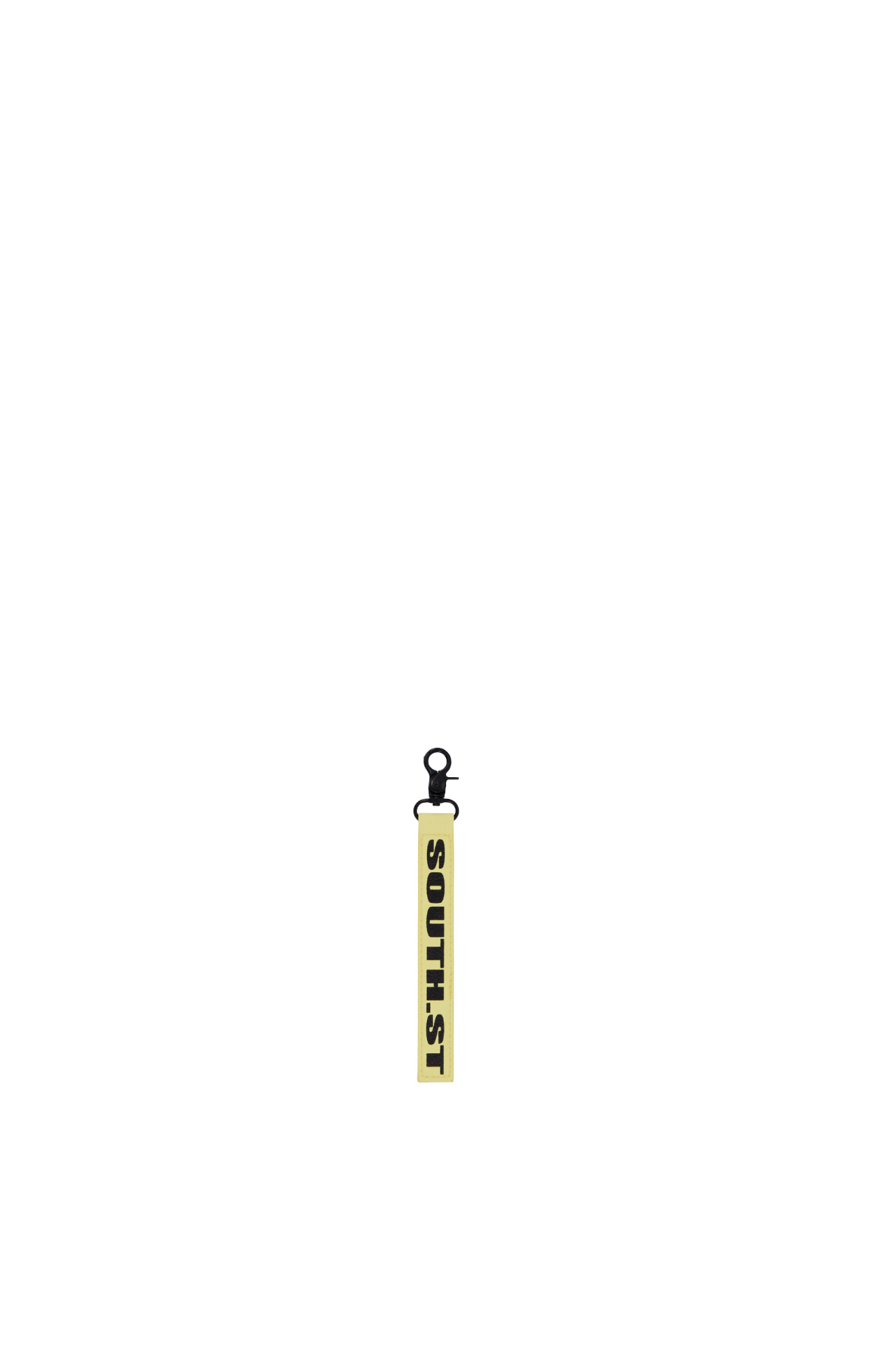 TOKYO FAUX LEATHER KEYRING - Yellow