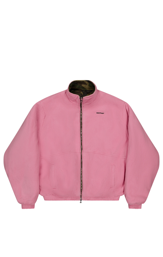 SST REVERSIBLE CAMO/ PINK FLEECE JACKET