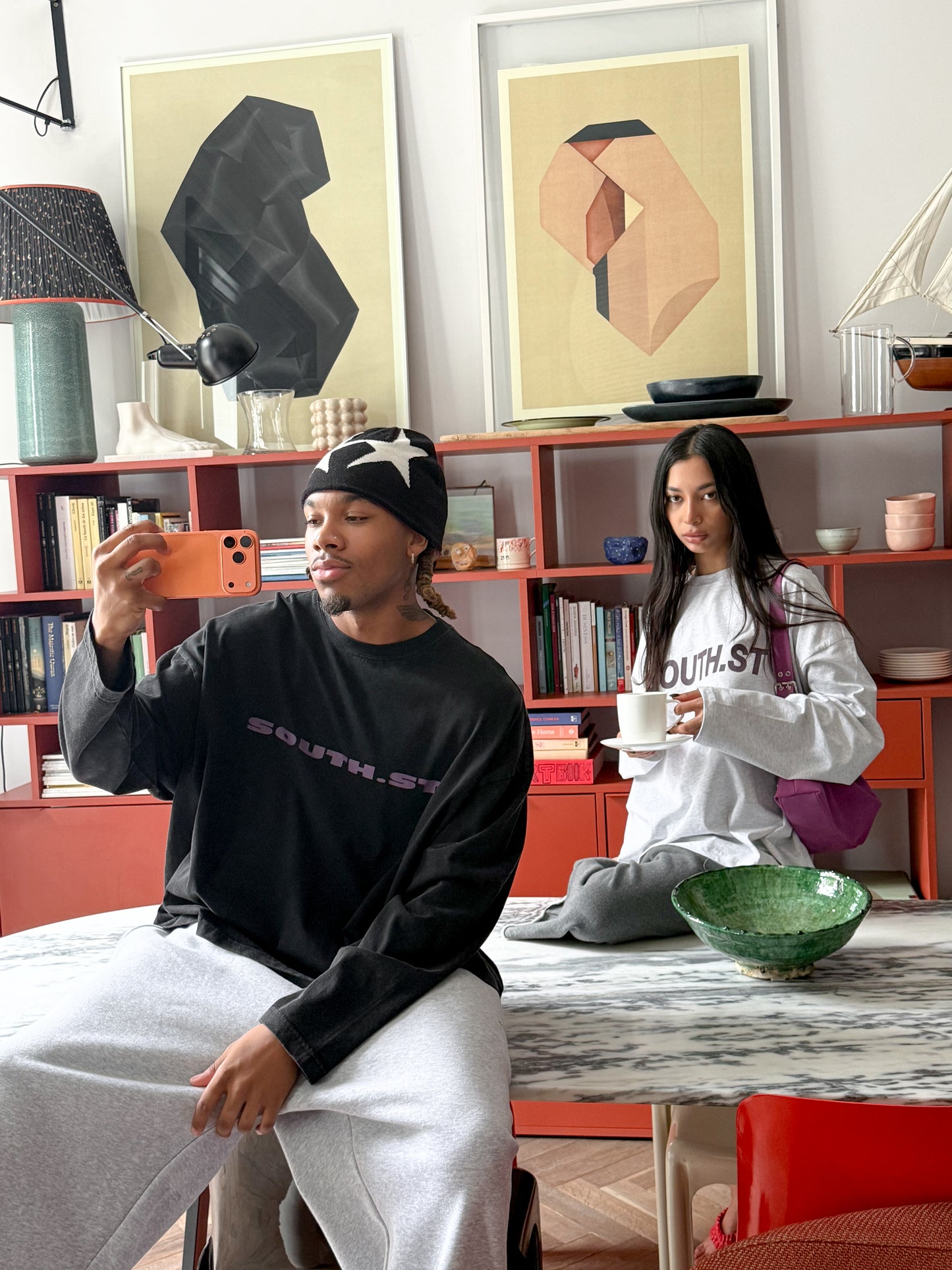 LDN LONG SLEEVE - Black / Purple