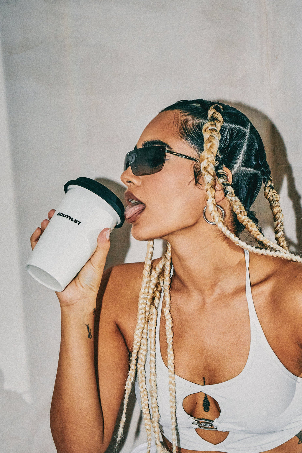 "DOUBLE SHOT" COFFEE CUP