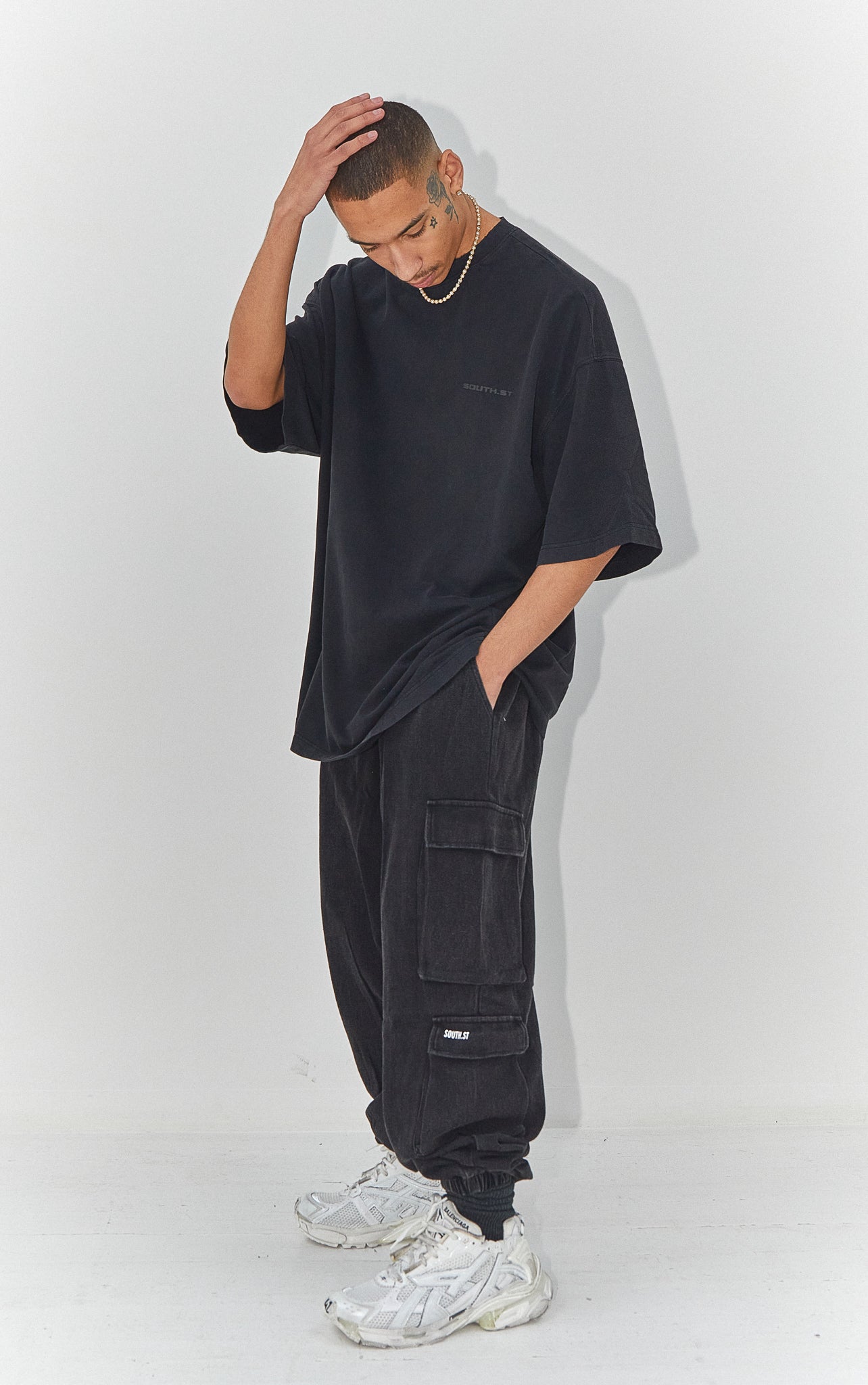 VINTAGE TEE - Washed Black