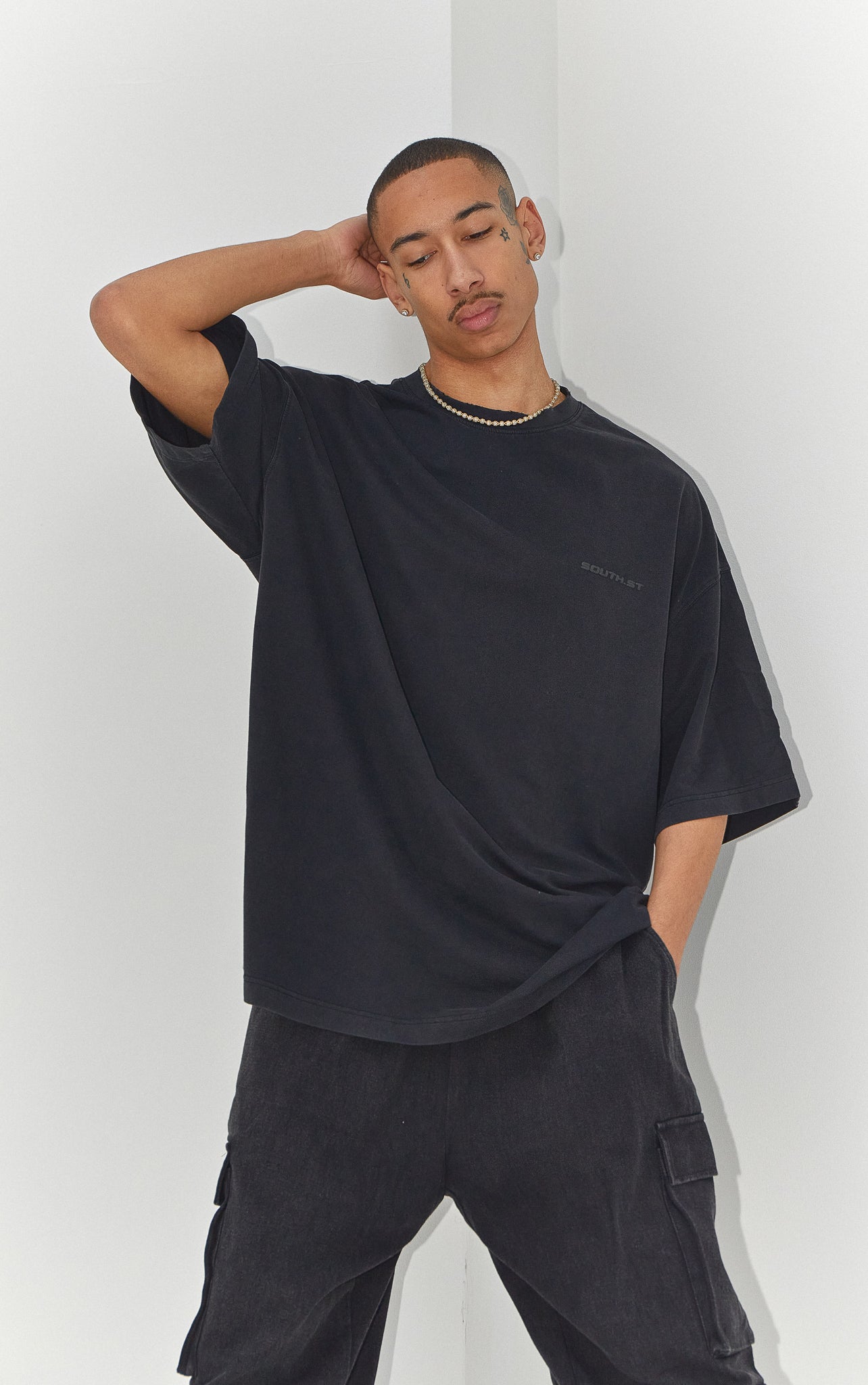 VINTAGE TEE - Washed Black